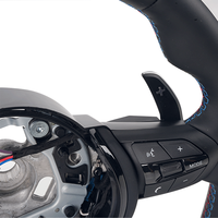 Volant en cuir noir boutonné pour BMW de haute qualité pour F30 F10 F15 F36 F01 F20 F22 F25 F31 F32 M3 M4 M5 M6X1 X2 X3 X6