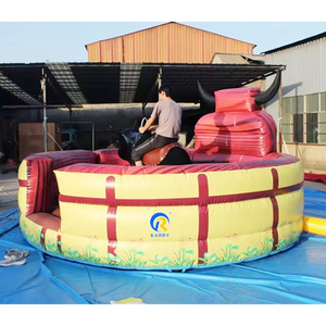 Venta al por mayor CE certificado eléctrico Rodeo Bull comercial inflable Bull Ride Machine para adultos inflable mecánico Bull - Product Image 1