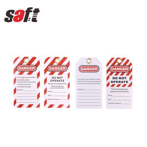 Ngành Công Nghiệp Thiết Bị Bị Khóa Ra An Toàn <span class=keywords><strong>PVC</strong></span> Khóa <span class=keywords><strong>Tag</strong></span> Cảnh Báo Thẻ - Product Image 4