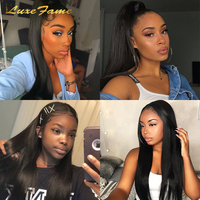 Extension de cheveux naturels lisses doublement étirés, cheveux humains super doublement étirés, extension de faisceaux de cheveux humains pour femmes noires