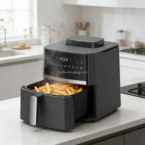 Friteuse à air <span class=keywords><strong>vapeur</strong></span> 7L 1800W mise à niveau 2025 Nouvelle arrivée 2-en-1 <span class=keywords><strong>Vapeur</strong></span> et friture Appareil de cuisine multifonction sain sans huile faible en gras - Product Image 2