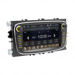 Lettore Multimediale Android 2 Din per <span class=keywords><strong>Auto</strong></span> con Schermo IPS da 7 Pollici, Compatibile <span class=keywords><strong>Ford</strong></span> <span class=keywords><strong>Focus</strong></span>, Sistema Audio Carplay Integrato con <span class=keywords><strong>Accessori</strong></span> - Product Image 1