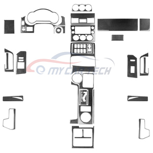 Para Toyota <span class=keywords><strong>FJ</strong></span> <span class=keywords><strong>Cruiser</strong></span> 2007-2023, Panel de Control central de fibra de carbono, cubierta embellecedora de cambio de marchas de ventilación, accesorios interiores - Product Image 1