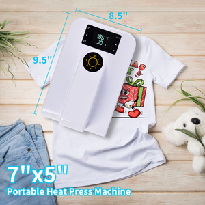 Presse à chaud portable légère de 7,5 x 4,5 pouces avec impression par <span class=keywords><strong>transfert</strong></span> thermique par sublimation, contrôle facile - Product Image 4