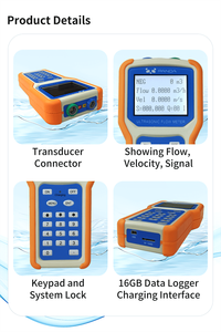 ハンドヘルド PTF203 スマート クランプオン流量計 ポータブル超音波流量計 - Product Image 1