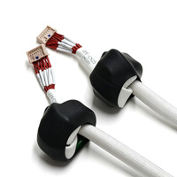 Cable de Pantalla JST XH de 2,5 mm y 8 Pines con Núcleo de Ferrita, Funda Trenzada de 450 mm, Arnés de Cables Personalizado UL1569 para Pantalla LCD LED