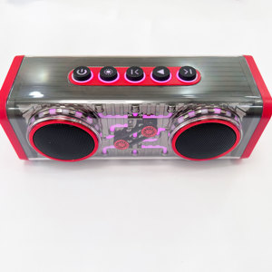 Mới Ws-318 Trong Suốt Mecha Hệ Thống Âm Thanh Không Dây Di Động Loa Soundbar Loa Loa Siêu Trầm - Product Image 5