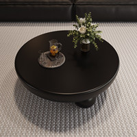 Mesa de Centro Moderna de Metal de Lujo Nórdico con Tablero Artificial para Sala de Estar, Oficina, Apartamentos Pequeños, de Alta Gama, Combinable con Todo