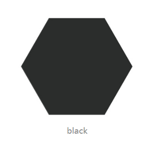 <span class=keywords><strong>Ladrillo</strong></span> Hexagonal de Cerámica Mate para Baño, Balcón, Restaurante, Color Sólido Negro, <span class=keywords><strong>Blanco</strong></span> y Gris, Azulejos Hexagonales para Piso y Pared - Product Image 5