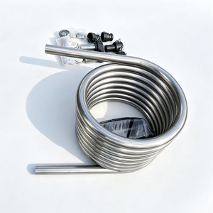 Bobina de Intercambio de Calor de Acero Inoxidable de 38 mm 304 para Calentamiento de Agua con Leña, para Bañeras de Hidromasaje Exteriores y Calentamiento de Tanques - Product Image 4