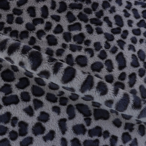 800 gramos 100% poliéster piel de conejo grande impresa tela de felpa estampado leopardo imitación para niñas juguetes <span class=keywords><strong>y</strong></span> <span class=keywords><strong>zapatillas</strong></span> - Product Image 4