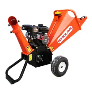 196 ccm Gartenverwendung Zweigschredder Mini wirtschaftlicher Schredder Holzschredder 6,5ps Benzinmotor Holzschreddermaschine