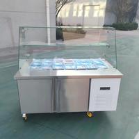 Vente Flash : Réfrigérateur Commercial de Comptoir 2/3 Portes pour Bar à Salades avec Affichage LED