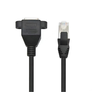 Tùy chỉnh <span class=keywords><strong>Cat6</strong></span> cáp Ethernet lắp ráp RJ45 Nam/nữ kết nối PVC Áo khoác Ô tô sử dụng cáp mở rộng với vít Bảng điều chỉnh núi - Product Image 6