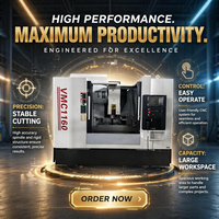 Centro de Mecanizado Vertical 1160 VMC Equipado con Sistema FANUC, Personalizable, Alta Precisión, Operación Sencilla, Excelente Relación Calidad-Precio, Fabricación de Moldes