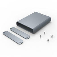 Boîtier de jonction en aluminium 73*57.3'*13mm pour projets électroniques, boîtier de jonction électronique DIY, boîtier en aluminium pour amplificateur