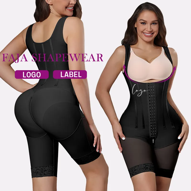 Cingolo da donna Plus Size Lipo Stage 2 Bbl Shapewear Post Operatoria chirurgia indumenti ad alta compressione Fajas Colombianas