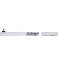 Système de goulotte de liaison multifonctionnel pour les supermarchés, luminaire linéaire à Led