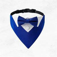 Qiqu – fournitures personnalisées pour chien, Costume de luxe, Bandana, Costume de mariage, nœud papillon, accessoire, collier pour meilleur homme, porte-bague
