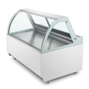 Vitrine réfrigérée commerciale Xmen noire, ventilée, à dégivrage automatique, avec contrôle numérique de la température, autoportante, pour charcuterie - Product Image 5