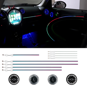 256 Colors <b>LED</b> Car Interior Ambient <b>Lighting</b> for BMW <b>MINI</b> COUNTRYMAN 2011-2016 Decoration Strip Accessories Upgrade - Product Image 1