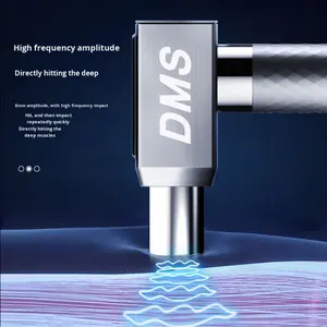 مسدس تدليك رويتشو DMS قابل لإعادة الشحن بدون أسلاك مع محرك فرشاة وبطارية 1200-2000 مللي أمبير في الساعة ووقت عمل 1-3 ساعات لتحفيز العضلات العميقة واللفافة - Product Image 5