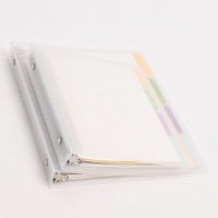 Carnet à spirale transparent promotionnel en gros, couverture rigide, formats A4, A5, B5, pour l'école, planificateur budgétaire, journal étudiant