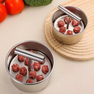 Prensa <span class=keywords><strong>de</strong></span> Albóndigas <span class=keywords><strong>de</strong></span> Acero Inoxidable, Prensado Manual, 12 Unidades por Segundo, Origen China, Modelo Creativo para Cocina Doméstica - Product Image 2