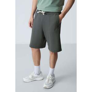Shorts basiques pour hommes en coton kaki, épais, doux et texturés, coupe standard - 81277 - Kaki - Product Image 4