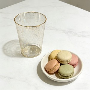 Vasos Desechables de Plástico Transparente con Purpurina Dorada de 10 oz, Vasos Transparentes para Fiestas, Bodas, Eventos, Catering, <span class=keywords><strong>Bebidas</strong></span> - Product Image 3