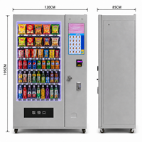 Distributeur automatique de snacks avec écran tactile, paiement sans espèces, grande capacité pour les commerces de détail
