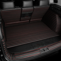 Muchkey Vente en gros Accessoires de voiture personnalisés Tapis de coffre de voiture en cuir de luxe imperméable Tapis de coffre de voiture 3D