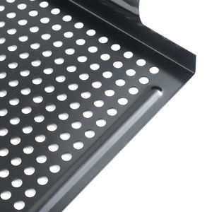 <span class=keywords><strong>Plaque</strong></span> de grillades <span class=keywords><strong>en</strong></span> <span class=keywords><strong>fonte</strong></span> sur mesure Paniers de grillade pour Wok de légumes antiadhésifs Prix compétitif Panier de grillade <span class=keywords><strong>en</strong></span> métal noir - Product Image 2