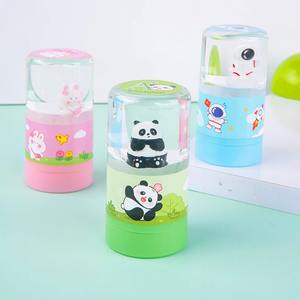 <span class=keywords><strong>Tampon</strong></span> encreur numérique <span class=keywords><strong>cylindrique</strong></span> en cristal de 20 mm pour enfants, en <span class=keywords><strong>caoutchouc</strong></span>, à encre flash, compatible panda, pour le bureau, vente en gros Chen Fu - Product Image 3