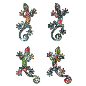 Aimant de réfrigérateur 3D en résine, design moderne personnalisé, motif lézard, style animal créatif, souvenir de taille moyenne pour touristes - Product Image 2