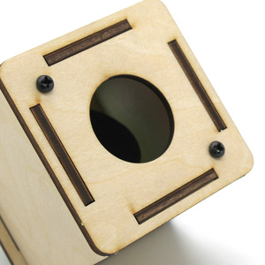 Kit d'aspirateur simple en bois pour enfants, expérience scientifique, jouet éducatif, modèle à assembler soi-même, 7-9 ans, alimenté par batterie - Product Image 4