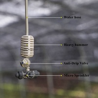 Pulvérisateur de brumisation d'eau arroseur brumisateur pour micro système d'irrigation de verger