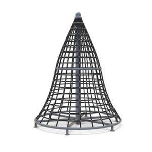 Estructura de Juego Grande para Escalar <span class=keywords><strong>con</strong></span> Cuerdas <span class=keywords><strong>con</strong></span> Soportes Verdes, Túnel Ondulado y Plataformas Amarillas para <span class=keywords><strong>Parques</strong></span> - Product Image 3