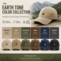 Gorra de Béisbol de Algodón Lavado Estilo Vintage al por Mayor, Gorra de Papá sin Estructura con Bordado de Animales Personalizado para Senderismo al Aire Libre