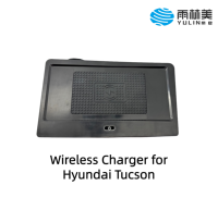 Chargeur de voiture sans fil YULINME, vente directe d'usine, compatible Android et iOS QI2 EMC 3 bobines, adapté pour HYUNDAI TUCSON 2016-2021