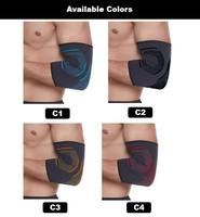 Protège-coudes et genouillères de sport personnalisables avec logo, en nylon tricoté, pour la gym, l'exercice et le fitness, avec soutien de compression pour le coude