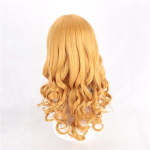 Peluca de Cabello de <span class=keywords><strong>Bella</strong></span> <span class=keywords><strong>Durmiente</strong></span> al por Mayor, 60 cm de Largo, Ondulada, Rubia, Princesa <span class=keywords><strong>Aurora</strong></span>, Peluca Sintética para Disfraces de Anime y Cosplay - Product Image 6