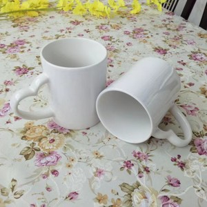 <span class=keywords><strong>Tazza</strong></span> americana in ceramica bianca 11 oz con manico a forma di <span class=keywords><strong>cuore</strong></span> <span class=keywords><strong>tazza</strong></span> da caffè sublimazione con Logo personalizzato - Product Image 6