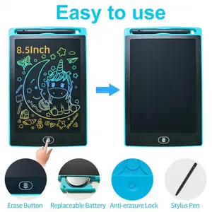 8.5 inç Lcd çizim tableti buzdolabı elektronik mesaj Pad taşınabilir Lcd elektronik çocuklar için yazma pedi çizim kurulu - Product Image 5