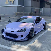 Style SW pour Toyota GT86 2013 - 2019 pour Subaru BRZ Mise à niveau Rocket Bunny Version 3.5 Kits de carrosserie large Pare-chocs avant Garniture