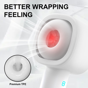 Copa de Masturbación Automática con Vibración y Succión, Telescópica, Sensible al Tacto y con Sonido; Masturbador Eléctrico Masculino - Product Image 4
