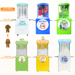 Machine à rembourrer les peluches Build a Bear à double remplissage, pour la fabrication de jouets en peluche <span class=keywords><strong>et</strong></span> le remplissage de coton PP pour jouets en peluche DIY <span class=keywords><strong>et</strong></span> oreillers textiles - Product Image 4