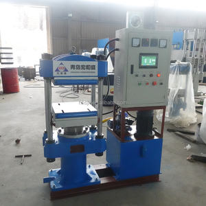 Pressa Vulcanizzatrice a 4 Colonne 50T PLC per Cura di Cuscinetti in Silicone e Formatura Stampi - Product Image 1