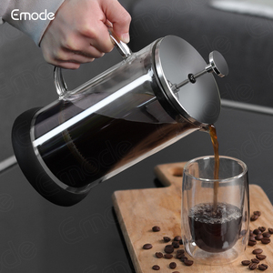 <span class=keywords><strong>Cafetière</strong></span> à piston française 1000 ml en verre avec piston et <span class=keywords><strong>filtre</strong></span> en acier inoxydable, facile à nettoyer, <span class=keywords><strong>cafetière</strong></span> durable - Product Image 4