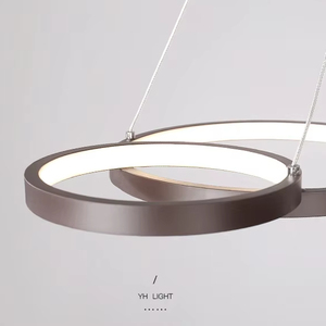 Cercle noir Art Restaurant cuisine île suspension lampe <span class=keywords><strong>scandinave</strong></span> maison salon mode <span class=keywords><strong>chambre</strong></span> <span class=keywords><strong>lustre</strong></span> - Product Image 5